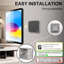 Wall Mount Charging Kit for Apple iPad 10th 10.9-in & iPad (A16) 11 in  Magnetic picture