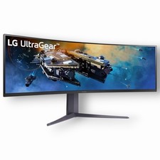 LG UltraGear 45GR65DC-B 45” DQHD Curved Gaming Monitor 200Hz 1ms Sealed picture