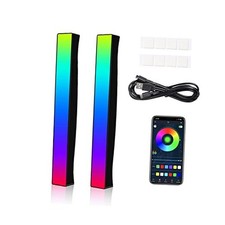 Battery Powered Rhythm Light Bar, RGB Sound Control Pickup Rhythm Lights, APP  picture