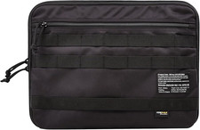 Rough Enough 14 Inch Laptop Sleeve, Tactical Briefcase with Molle, Black picture