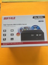 BUFFALO MediaStation 16x BDXL External Blu-Ray Burner Writer BRXL-16U3 NEW w Box picture