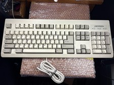 Retro Vintage Micron NMB RT2258TW Windows Wired PS2 Keyboard picture