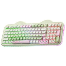 YUNZII C98 Cute Wireless Mechanical Keyboard(Green Mao, Milk Switch) picture