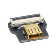 FPV HDMI Video Ribbon Cable Dual Up Angled HDTV Video 90 Degree Type A  1080P picture