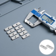 10Pcs M3 Metal Rectangular Washer Plates for 3D Printer Frame Durable Mounting picture