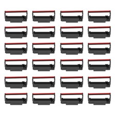 24 PCS ERC30 ERC34 ERC38 B/R Compatible Cash Register Ink Ribbon Black Red picture
