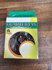 Logisys LT400GN 80mm Quad LED Green Case Fan 12V 2500RPM 32.5CFM PC Cooling Fan picture