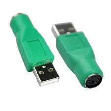 2x PS/2 Female to USB 2.0 Male Port Adapter Converter for PC Keyboard Mouse M471 picture