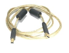 USB 2.0 Cable A-B 6FT Premium USB Cable Gold Dual Ferrites picture
