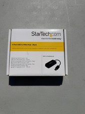 StarTech 4-Port USB 3.0 Mini Hub Black, Splitter ST4300MINU3B picture