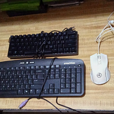 eMachines KB Keyboard+Mouse Lot of 3 Pieces 2 Keyboards and One Mouse Gaming PC picture