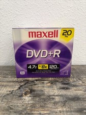 Maxell DVD+R 20 Pack - 4.7GB 8X 120min - Sealed Blank Media picture