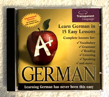 Transparent Language A+ GERMAN Learn German In 15 Easy Lessons (PC/Windows/Mac) picture