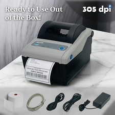 Compact Home 4x6 Shipping Label Printer 300 dpi USPS UPS FedEx Ready to Use Set picture
