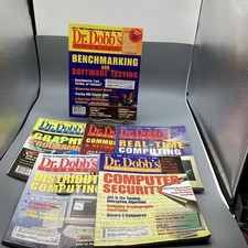 (6) 1998 Dr. Dobb’s Journal Magazine Lot- Vintage Computing picture
