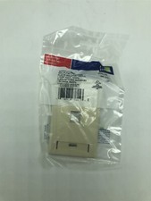 Quickport Single-Gang Wallplate, 1 Port Ivory 42080-1IS picture