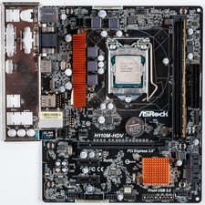 ASRock H110M-HDV LGA1151 MicroATX Motherboard 4GB DDR4 Intel Core i3-6100 picture
