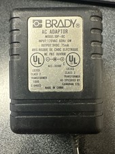 OEM Brady 9VDC AC Adapter For IDPRO Plus Labeling Wire Marker Printer IDP-BC picture