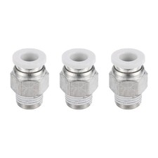 3Pcs, Pneumatic Fitting 6mm Tube ODx1/8
