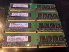 Elpida 1GB DDR2-800 Computer RAM Memory Lot EBE10UE8ACWA-8G-E PC2-6400U-666  picture