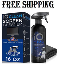 Screen Cleaner Spray (16oz) – Best Large Cleaning Kit for LCD LED OLED TV, Smart picture
