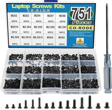 751PCS Laptop Notebook Computer Screws Kit Set with Screwdriver for IBM HP Dell picture