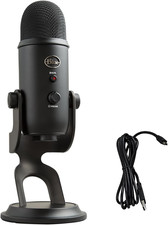 Blue Yeti USB Microphone for PC and Mac - Versatile Condenser Mic in Blackout picture