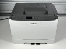 Lexmark CS410dn Color Laser Printer Network Duplex Printing W/Toners 🌟Tested picture