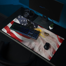 American Flag Patriotic Gaming Mouse Pad picture
