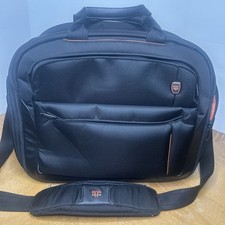 Tumi T-Tech 5650D Black Nylon Laptop Computer Briefcase Messenger Shoulder Bag picture