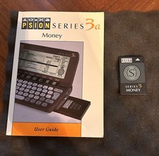 Psion Series 3a Money Personal Finance SSD Software Card Manual 1993 picture