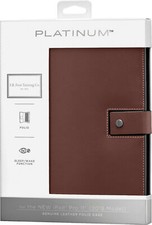 NEW Platinum Genuine Leather Folio Case for Apple iPad Pro 11