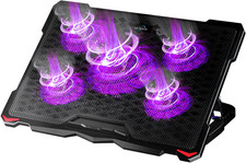 AICHESON Laptop Cooling Pad for 15.6 to 17.3 Inches PC Notebooks, 5 Fans Compute picture