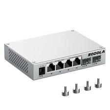 Sodola 6 Port 2.5Gb Easy Web Managed Switch 4x2.5G RJ-45 2x10G SFP picture