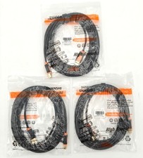 Lot of 3 SNANSHI USB 2.0 Printer Cable 20 Feet Type A to Type B High Speed Black picture