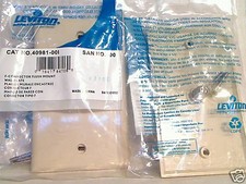 Leviton 40981-001, F-connector flush mount wall plate picture
