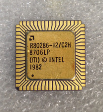 Intel R80286-12/C2H (80286) 8706LP 16 Bit, 68 Pin Microprocessor / CPU picture
