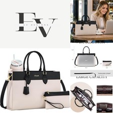 Versatile Women's Laptop Bag with Multiple Pockets - Ideal for Work & Travel picture