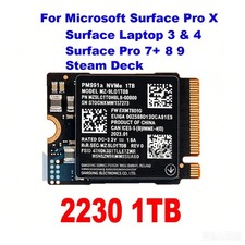 NEW SAMSUNG PM991A M.2 2230 SSD 1TB NVMe PCIe For Microsoft Surface Pro X Pro 7+ picture