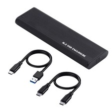 Cablecy USB 3.0 USB-C Type-C to NVME M-key M.2 NGFF SATA SSD Case RTL9210B picture