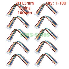 lot ZH1.5mm 9Pin Double End Same Direction Wire 100MM Without Housing picture