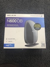 Belkin N600 DB 300 Mbps Dual Band Wireless N+ Router Missing 12v Pwr Supply picture