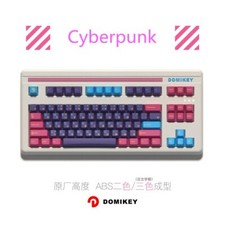 Domikey Cyber Keycaps Punk Neon Vaporwave Custom Keycaps W/ Japanese Sub Legends picture
