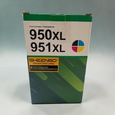 Sheengo 950XL 951XL Ink Cartridges 4 Pack High Yield Color Set Expiry 2028 picture