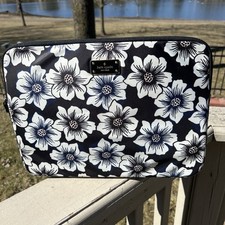 KATE SPADE New York Laptop Sleeve Floral Black 13.5