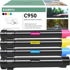 C950X2KG C950X2CG C950X2MG C950X2YG Toner Cartridge Replacement for C950 X950 picture