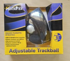 Memorex Adjustable TRACKBALL MOUSE ~ New in Box for PC picture