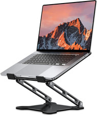 Adjustable Laptop Stand for Desk, Metal Foldable Laptop Riser Holder picture
