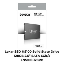Lexar SSD NS100 Solid State Drive Disk 128GB 2.5” SATA 6Gb/s LNS100-128RB picture