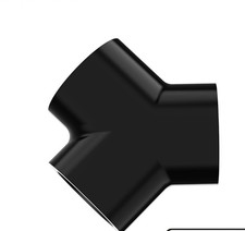 FREEZEMOD HDTD-3YTB G1/4 3-Way Y-Splitter Female PC Water Cooling Fitting Black picture